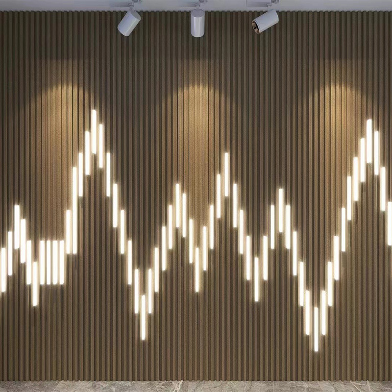 Lumina cu bandă LED de economisire a energiei impermeabile pentru panoul de perete WPC Louvers